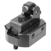 Spannelement, Form D, mit Pendelauflage, brüniert, Gr. 12, Stahl