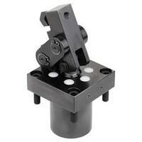 Hebelspanner, Form B, hydraulisch, brüniert, doppelt wirkend, Stahl