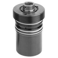 Einschraubzylinder, hydraulisch, brüniert, doppelt wirkend, Stahl