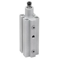 Schwenkspanner, Form A, pneumatisch, linksschwenkend, Gr. 12, silber, Aluminium