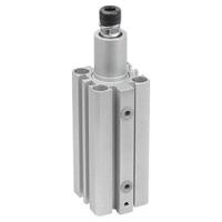 Schwenkspanner, Form B, pneumatisch, rechtsschwenkend, Gr. 32, silber, Aluminium