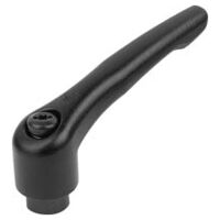 Klemmhebel, strukturmatt, Gr. 3, schwarz RAL 9005, Zink