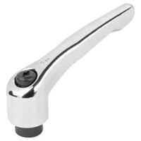 Klemmhebel, hochglanzverchromt, Gr. 3, silber, Zink