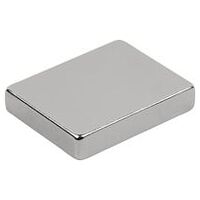 Ruwe magneet, blokmagneet, vernikkeld, NDFEB