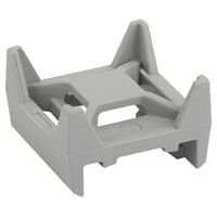 Kabelbinderblok, type I, zwart, Kunststof