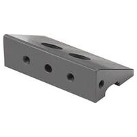 Aufsatz-Stufenbacke, Form A, gehärtet, Stahl