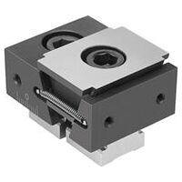 Keilspanner, Form A, mit Festbacke, gehärtet und phosphatiert, einseitig, glatt, Einsatzstahl