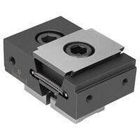 Keilspanner, Form C, mit Festbacke, gehärtet und phosphatiert, einseitig, Stufe 2 mm, Einsatzstahl