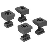 Spanklemstuk, set, gehard en gebrunseerd, voor meervoudig spansysteem, Gereedschapsstaal