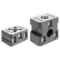 5-Achs-Basismodul, Form A, UNILOCK, oxidiert, Duo, Einsatzstahl, SW 6