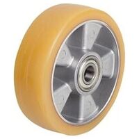 Aluminium wiel, zonder vergrendelingssysteem, zonder behuizing, Polyurethaan