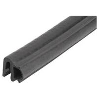 Profilé d’étanchéité pour protection des arêtes, Forme H, noir, EPDM
