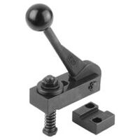 Excentrische spaninrichting, met eindspanning, gebruineerd, Temperstaal