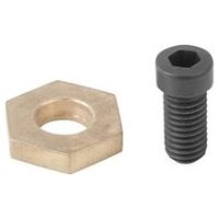 Spann-Exzenterschraube, Sechskant, Messing