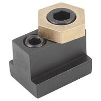 Spann-Exzenterschraube, Sechskant, mit T-Nutmutter, Messing