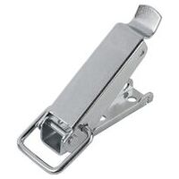 Fermeture à tension, Forme B, avec étrier de serrage, galvanisé et passivé, orifice d’inspection dissimulé, Acier