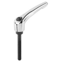 Klemmhebel, hochglanzverchromt, Gr. 3, silber, Zink