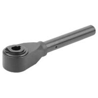 Spanner, Form 0°, brüniert, Gr. 1, 0°, Vergütungsstahl