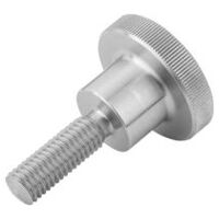 Rändelschraube, blank, DIN 464, Edelstahl