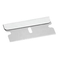 10 Ersatzklingen für Metall-Glasschaber. Zum Entfernen von Rückständen auf Glasplatten und Fenstern. Besonders flach anstellbar und daher sehr schonend zum Untergrund. Größe 5x2,8 cm