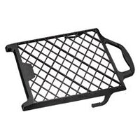 Grattoir en plastique à mailles. Bonnes propriétés de roulement grâce à la structure de la bande en X. Verrouillage facile possible grâce aux crochets préformés sur le seau de peinture. 25 x 22 cm