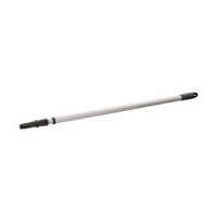 Tige télescopique classique avec cône à clic, en acier. Avec filetage intérieur et poignée en plastique. 80 à 130 cm