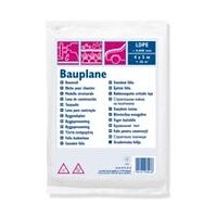 Plans de construction 40 μ. LDPE. Bâche translucide extra résistante à la déchirure. Pour protéger le substrat de la poussière et des éclaboussures de peinture. Exempt de particules solubles pour éviter la contamination du substrat à protéger et de l