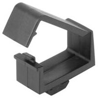 Kabelhouder, Vorm A, met hamer, type I, zwart, Polyamide