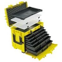 Tool trolley fluorescent yellow