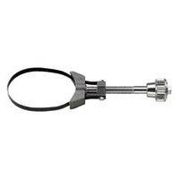 Adjustable oil filter wrench for HGV