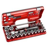 Cheie tubulară-Set 1/2″ D-Box, 21 buc.