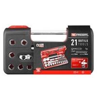 1/2″ sada nástrčných klíčů - šestihranná