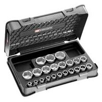 Nástrčný klíč-Set 1/2″ 6 stran, 22 ks.