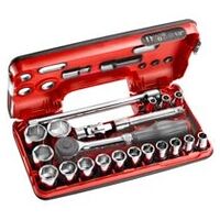 Nástrčný klíč-Set 1/2″ D-Box, 21 ks.