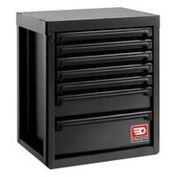 ROLL Système d'atelier RWS2.0 - Armoire basse avec 7 tiroirs, noir