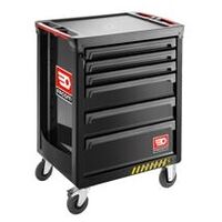 Roller cabinet 6 drawers, 759 x 421 mm, 3 modules per drawer, SAFETY range