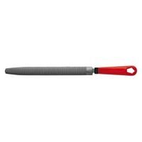 Half round second cut medium cut rasp and handle, 250 mm