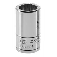 Steckschluessel 1/4″ 12-Kant 3/8