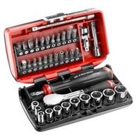 Precisie omkeerbare ratelset 38 st.