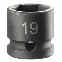 1/2″ Short Impact Socket 19 mm