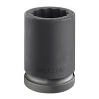 IMPACT dugókulcs , meghajtó négyszöghajtás 20 mm (3/4″) , hatszögletes profilból kihajtva , SW 17 mm