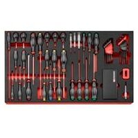 XXL-skummodul til M4-skuffer med skruetrækkere og stiftnøgler