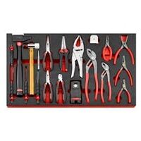 XL-skummodul til M4-skuffer med tænger, slagværktøj og belysning