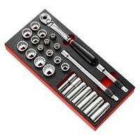 Modul - Steckschluessel 1/2Z, 26-tlg