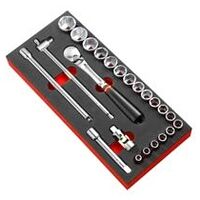 Modul - Sæt med stiknøgler 1/2″ 23 stk.