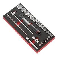 Modul - Sæt med stiknøgler 1/2″ 23 stk.