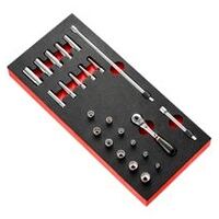 Modul - Steckschluessel 1/4Z, 22-tlg