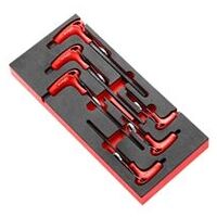 SLS MOD MOUSSE 6 CLES EN T HEXA 3-10MM