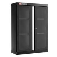 JLS3 Rehausse + 2 portes vitrées noir