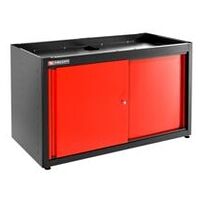 JLS3 Armoire basse double 2 portes rouge